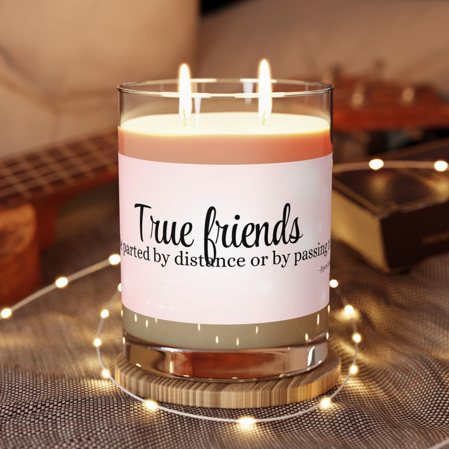 True Friends Scented Candle - Full Glass, 11oz