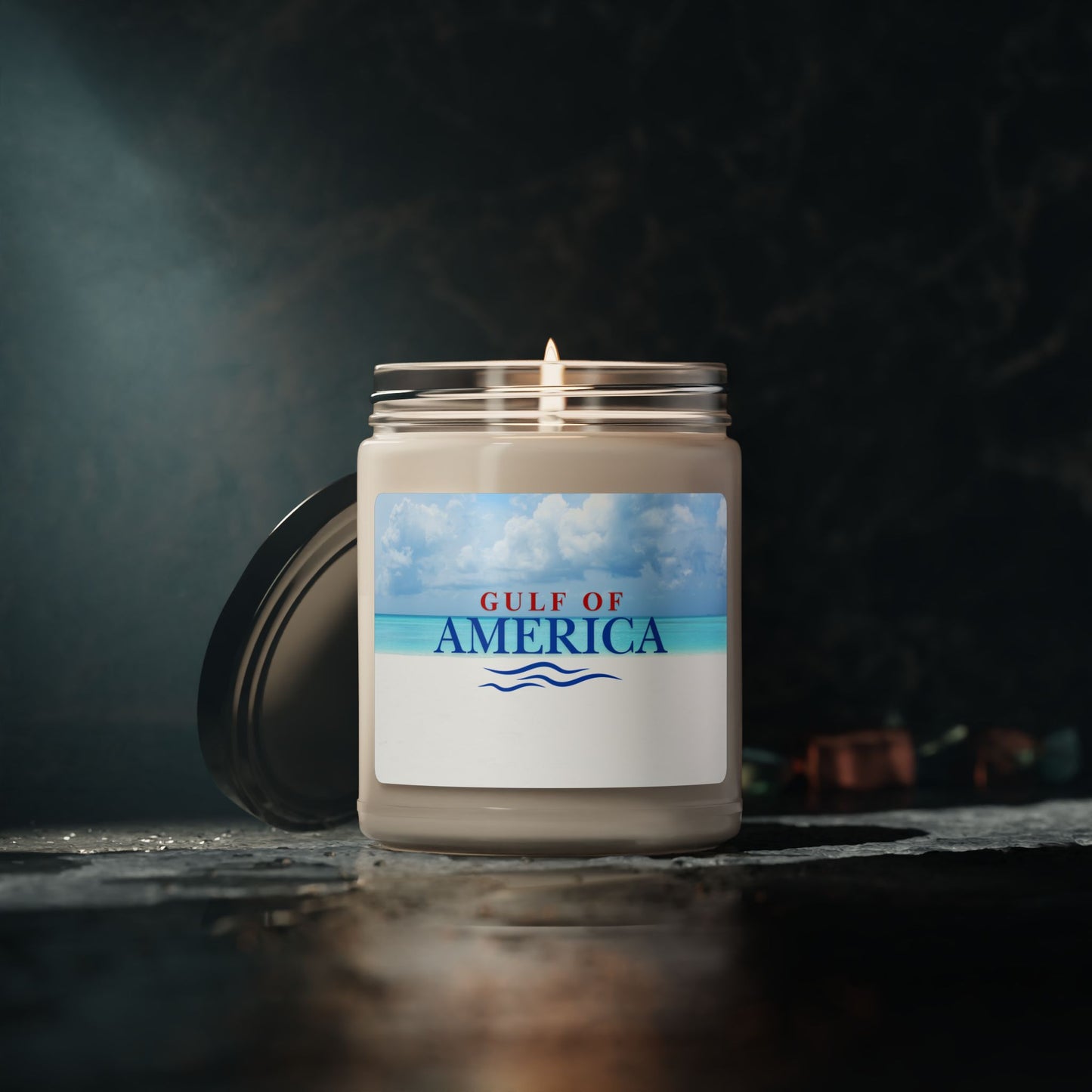 Gulf of America Scented Soy Candle - 9oz Aromatic Decor