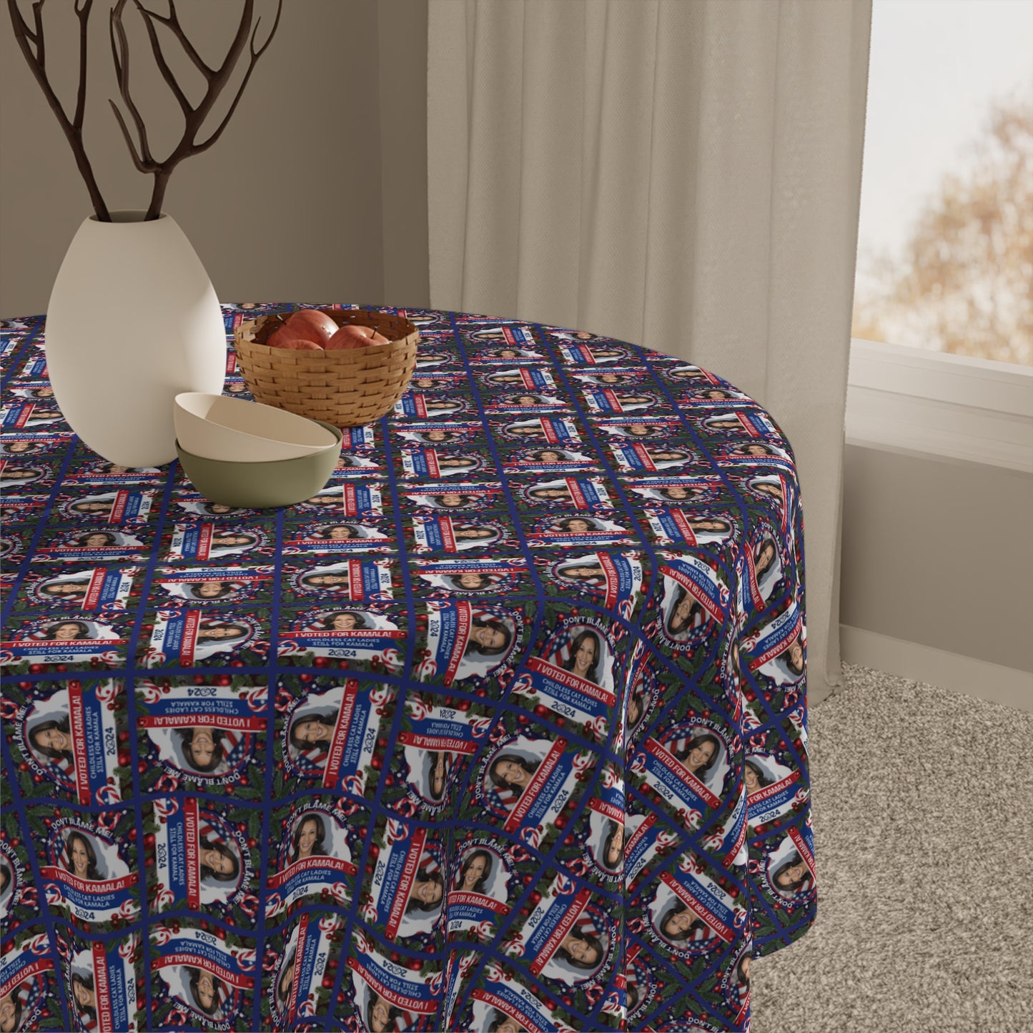 Don't Blame Me - Voted for Kamala Christmas Tablecloth