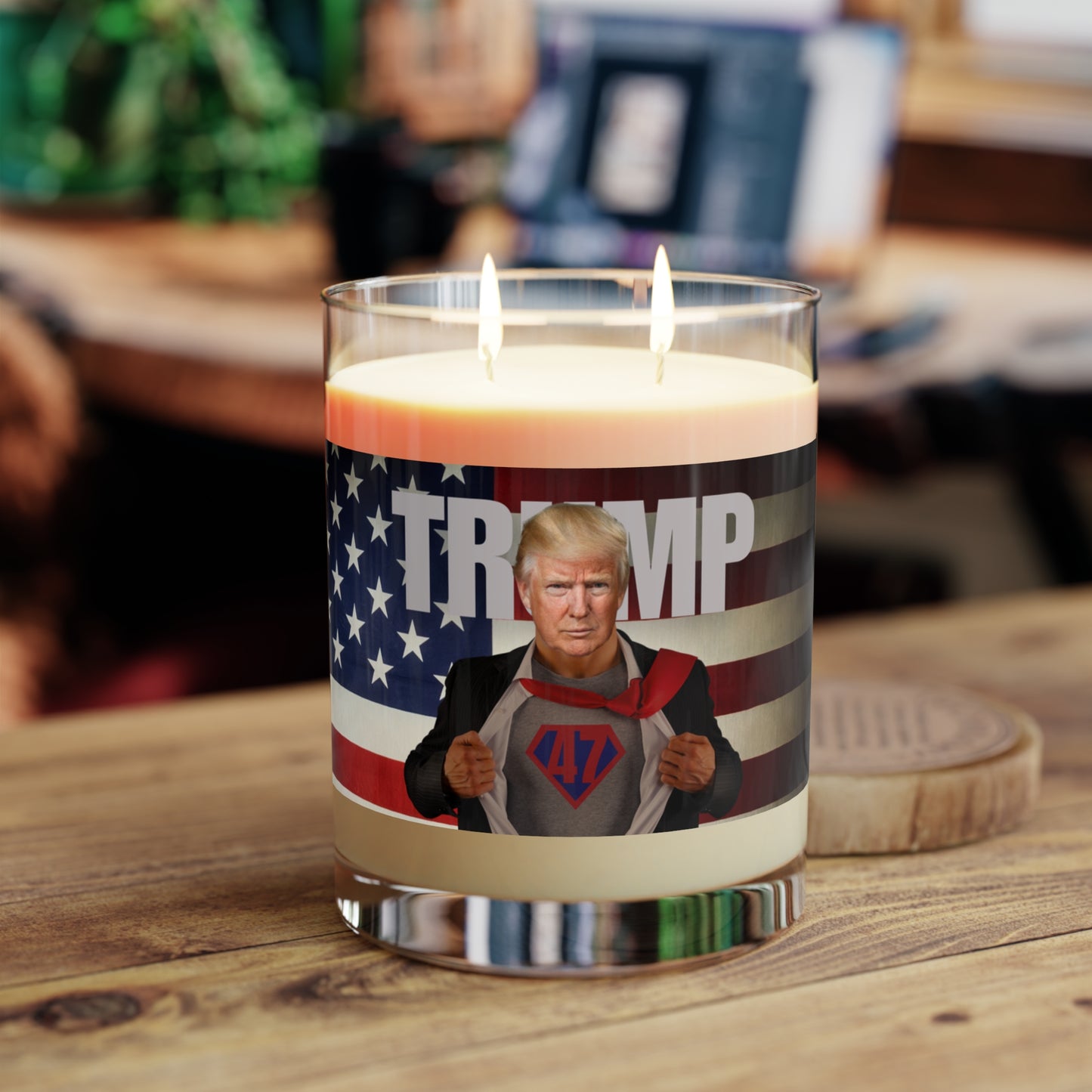 Trump is Back 47 Scented Candle - Full Glass, 11oz