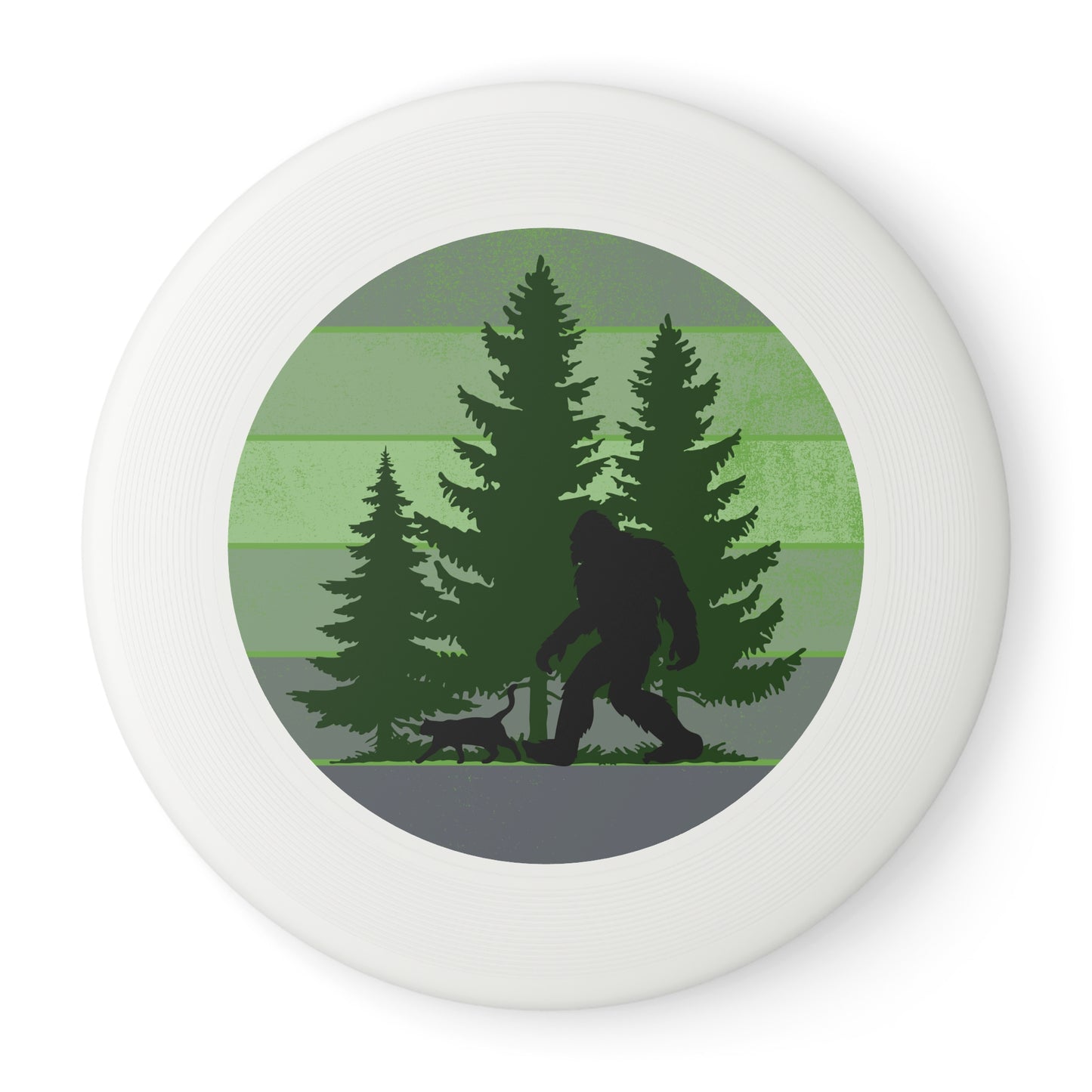 Bigfoot Adventure Frisbee – Outdoor Fun with Nature Design