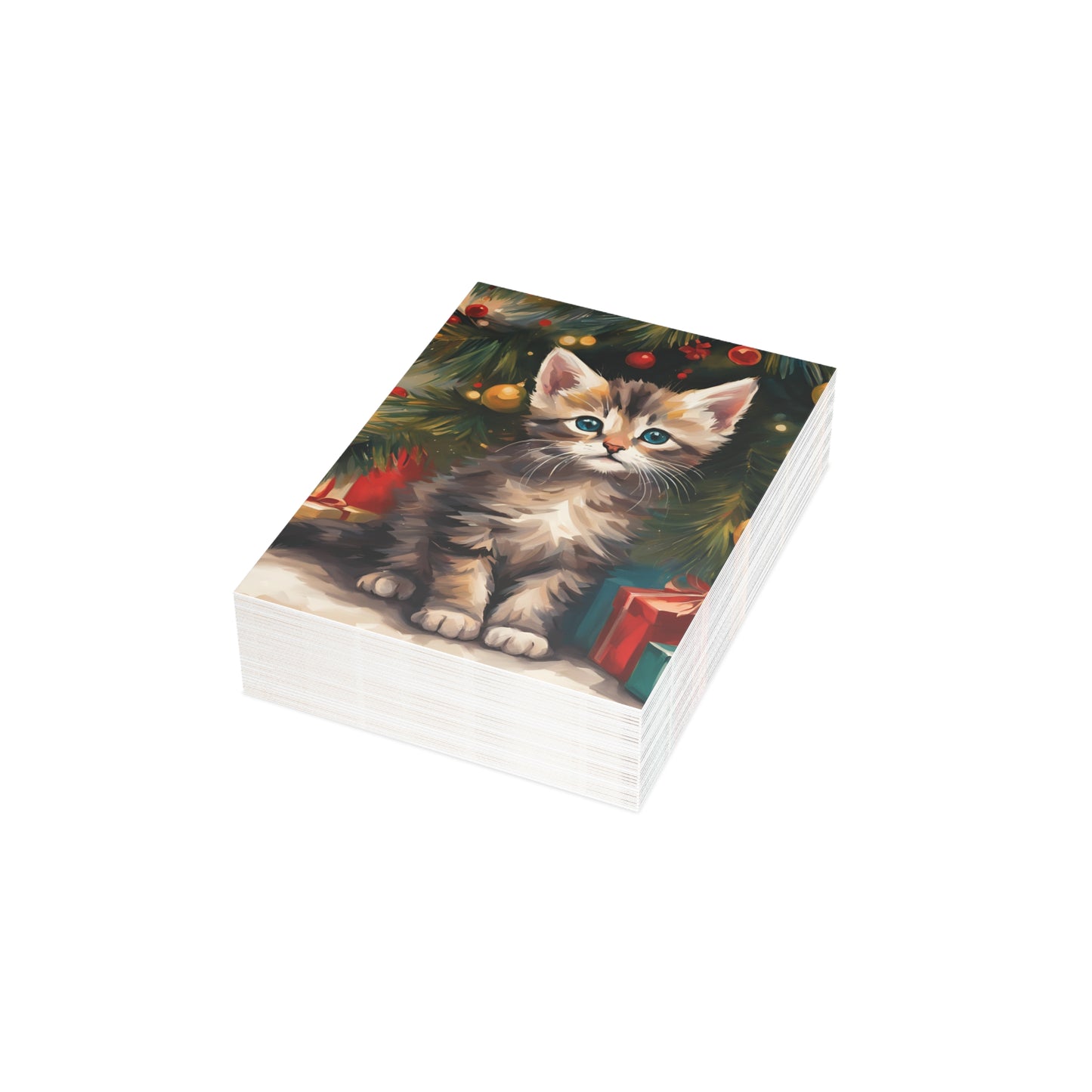 Kittenly Christmas Postcard Bundles (envelopes included)