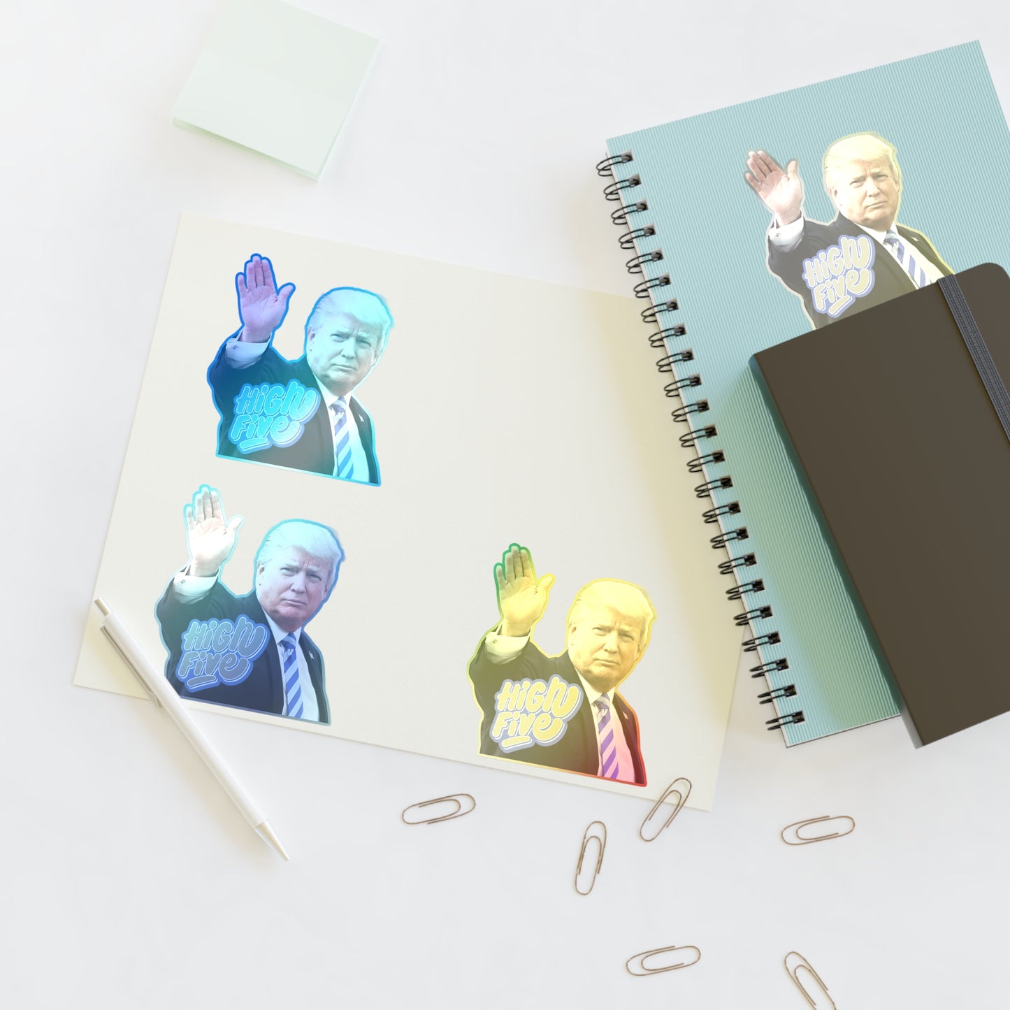 High Five Sticker Sheets - Fun Political Stickers