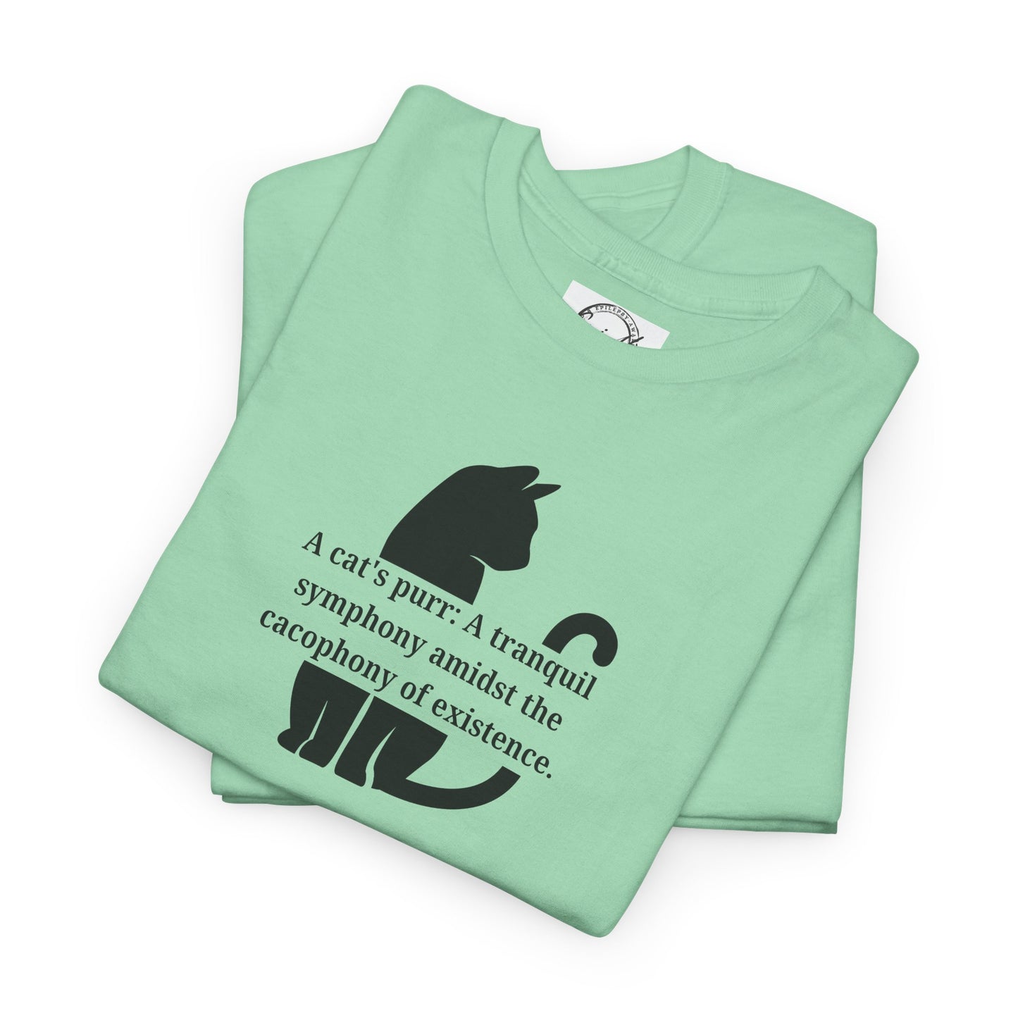 Purr Prose: Cacophony of Life Unisex Heavy Cotton Tee