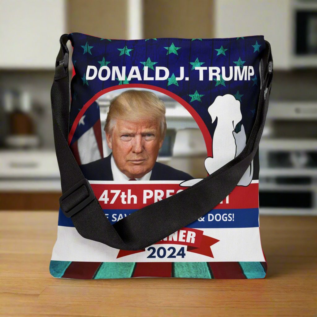 Donald J. Trump 47th President Adjustable Tote Bag