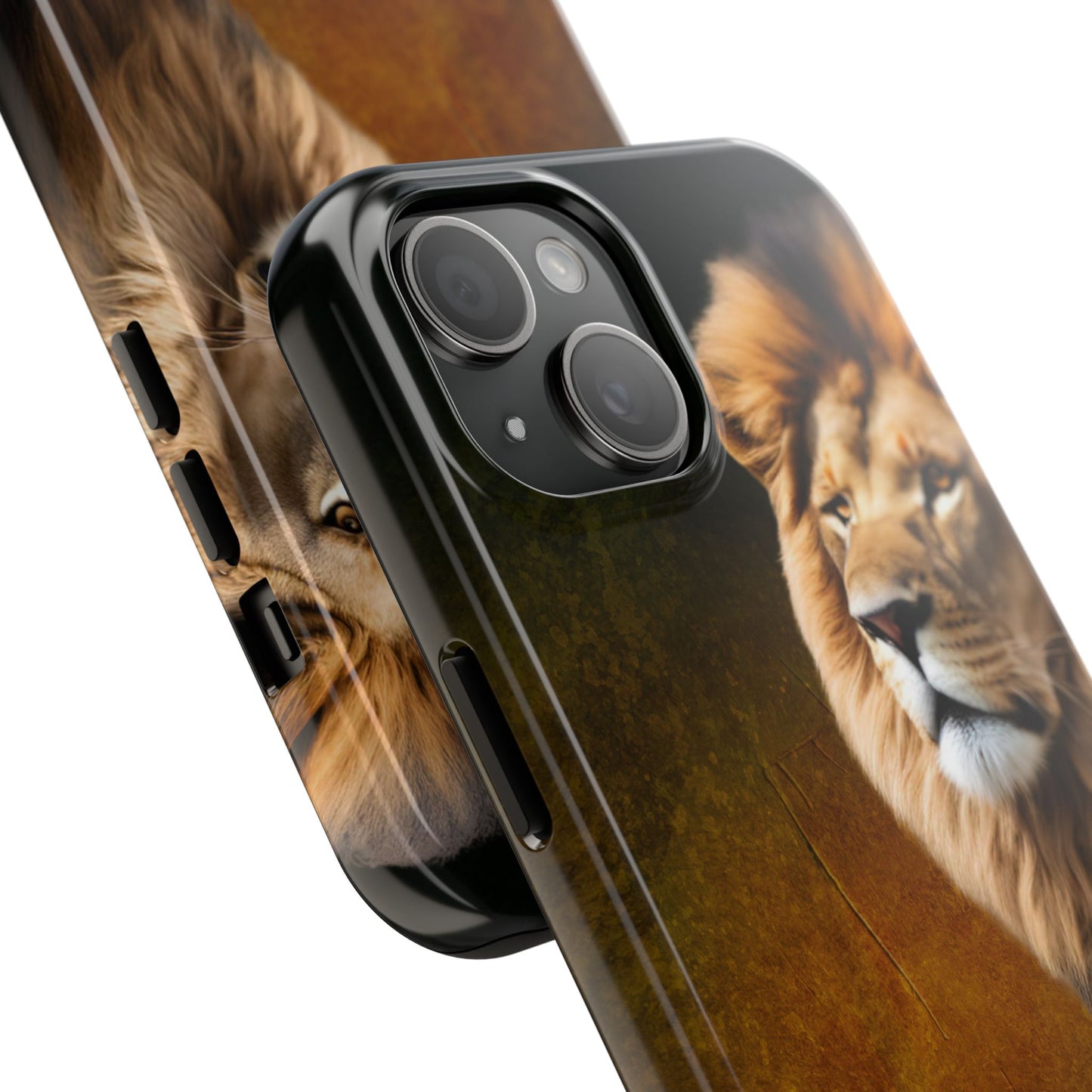 Majestic Lion Tough Phone Case - Durable Protection for Wildlife Lovers