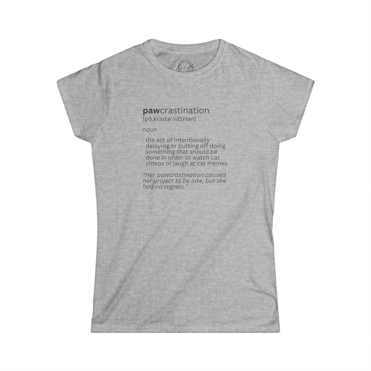 Pawcrastination Women's Softstyle Tee