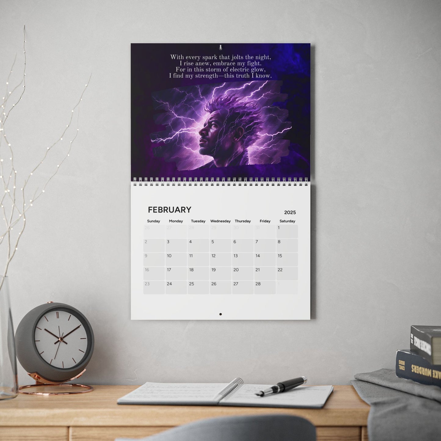 Epilepsy Art & Poetry Month-by-Month Calendar (2025)