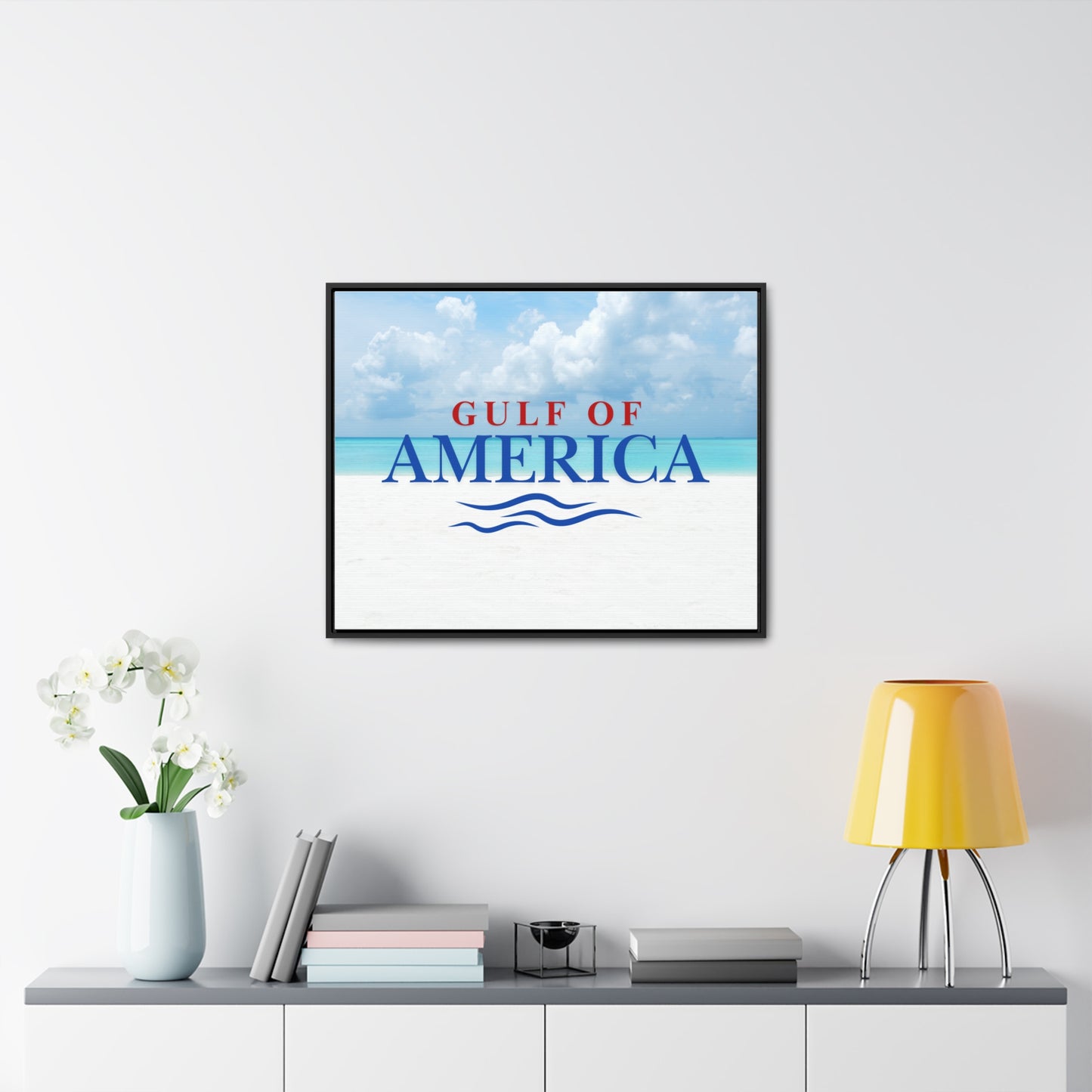 Gulf of America Canvas Wrap - Coastal Wall Art for Beach Lovers