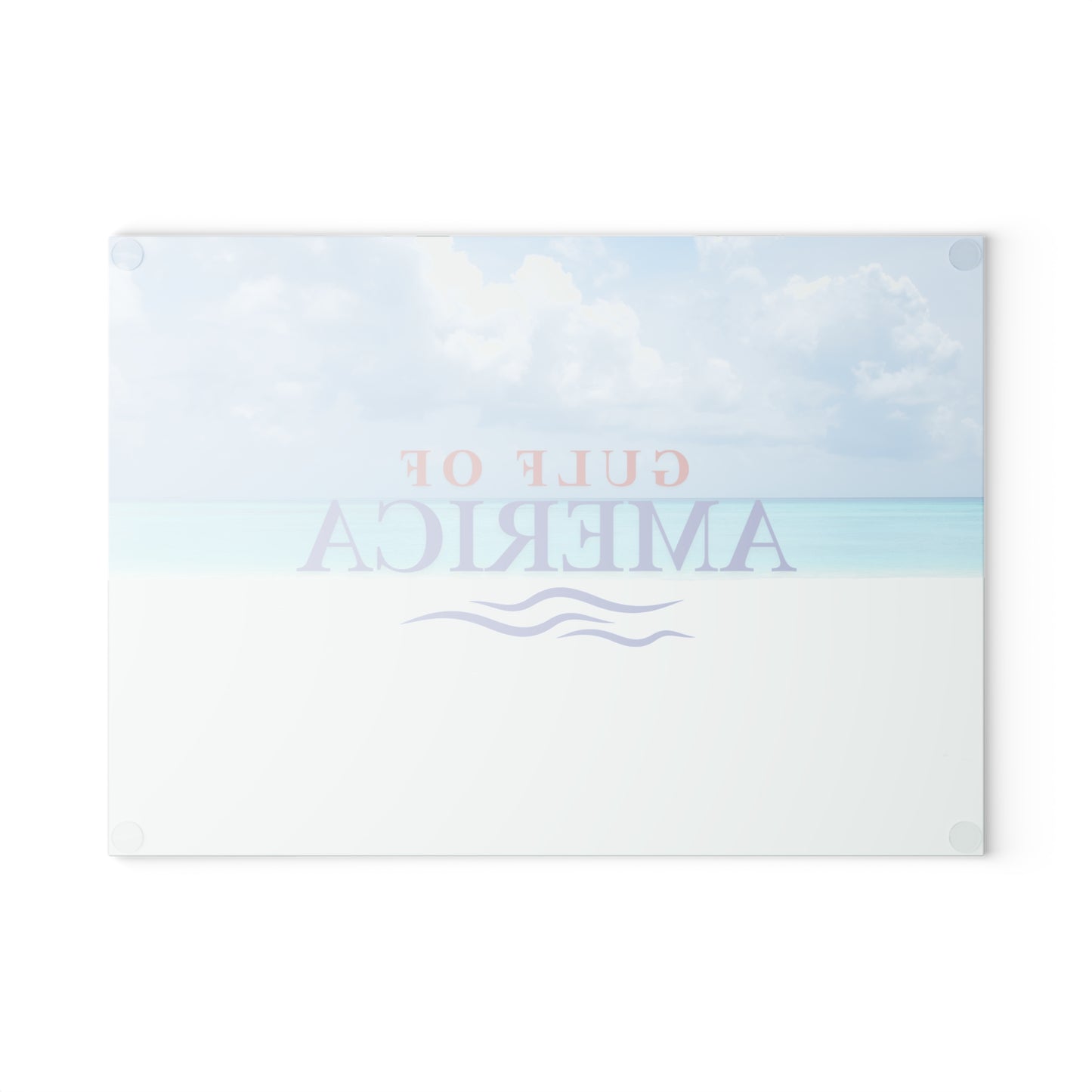 Gulf of America Glass Cutting Board