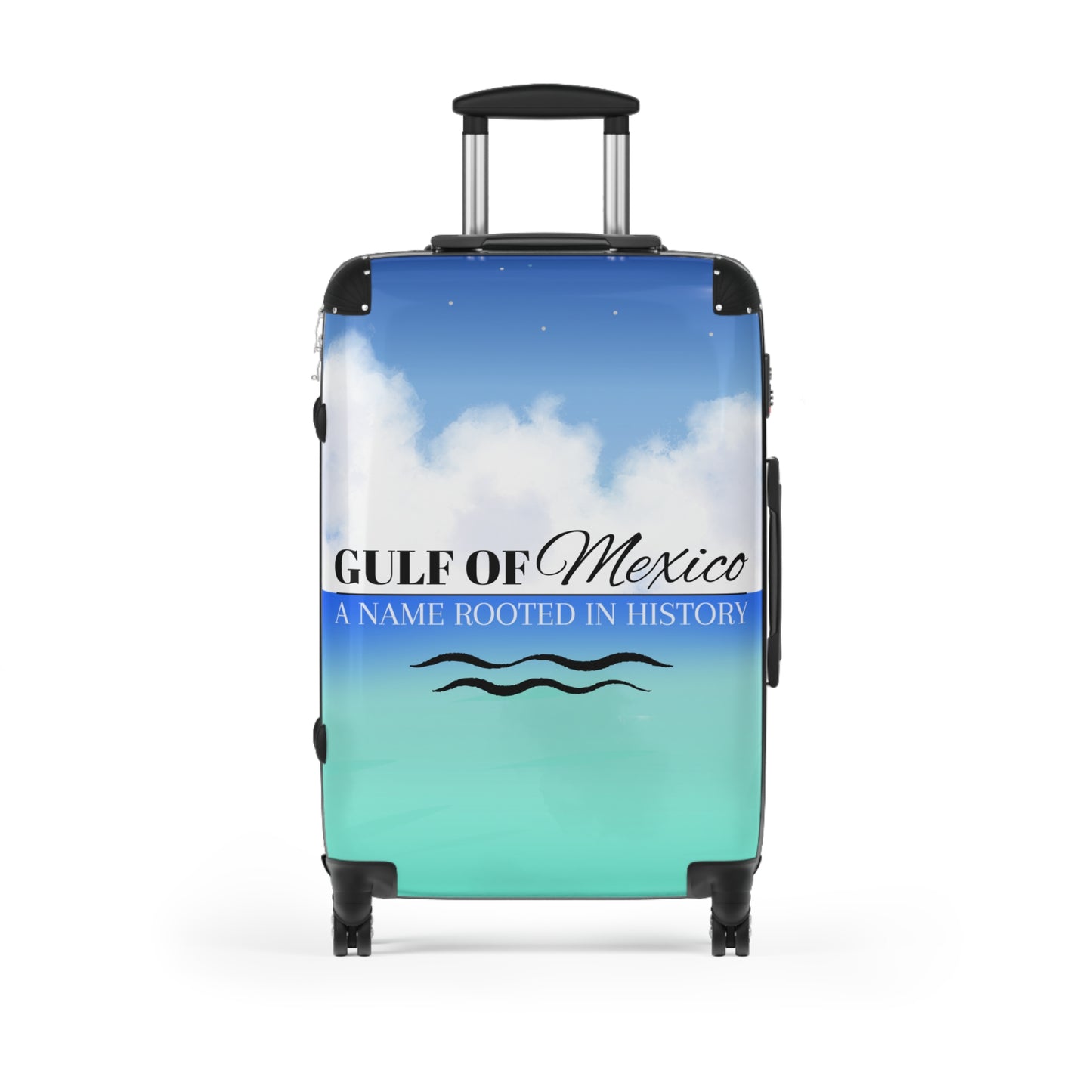 Gulf of Mexico Travel Suitcase - Stylish Luggage with Historical Design