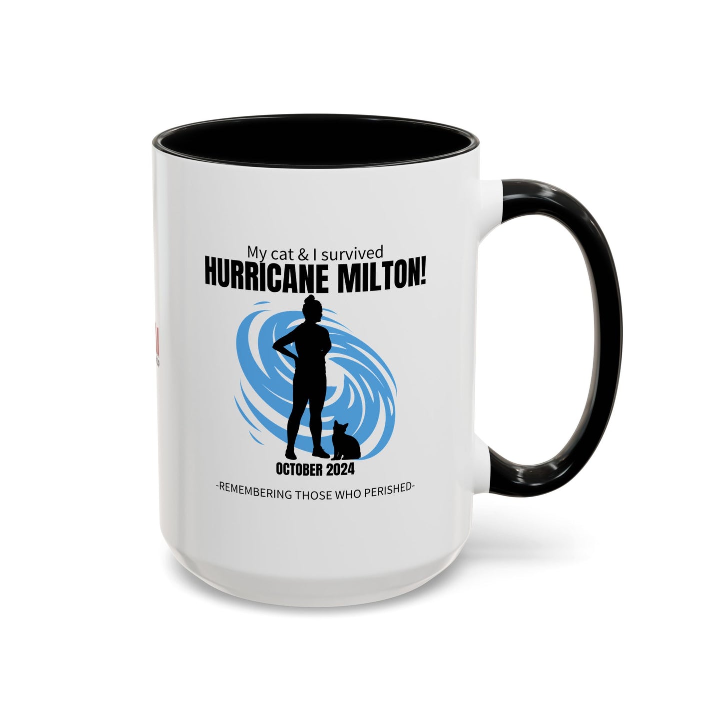 Hurricane Milton Survivor Accent Coffee Mug (11, 15oz)