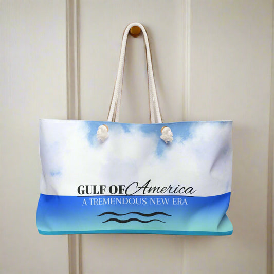 Gulf of America Weekender Bag for Beach Lovers Printify