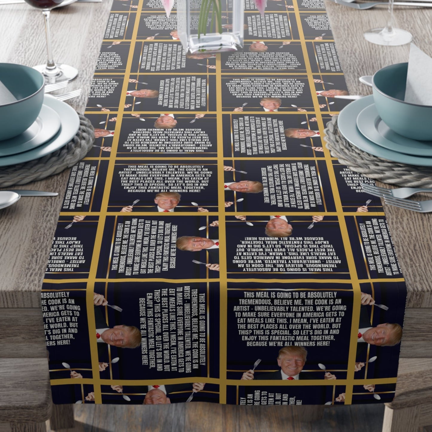 Trump Best Meal Table Runner