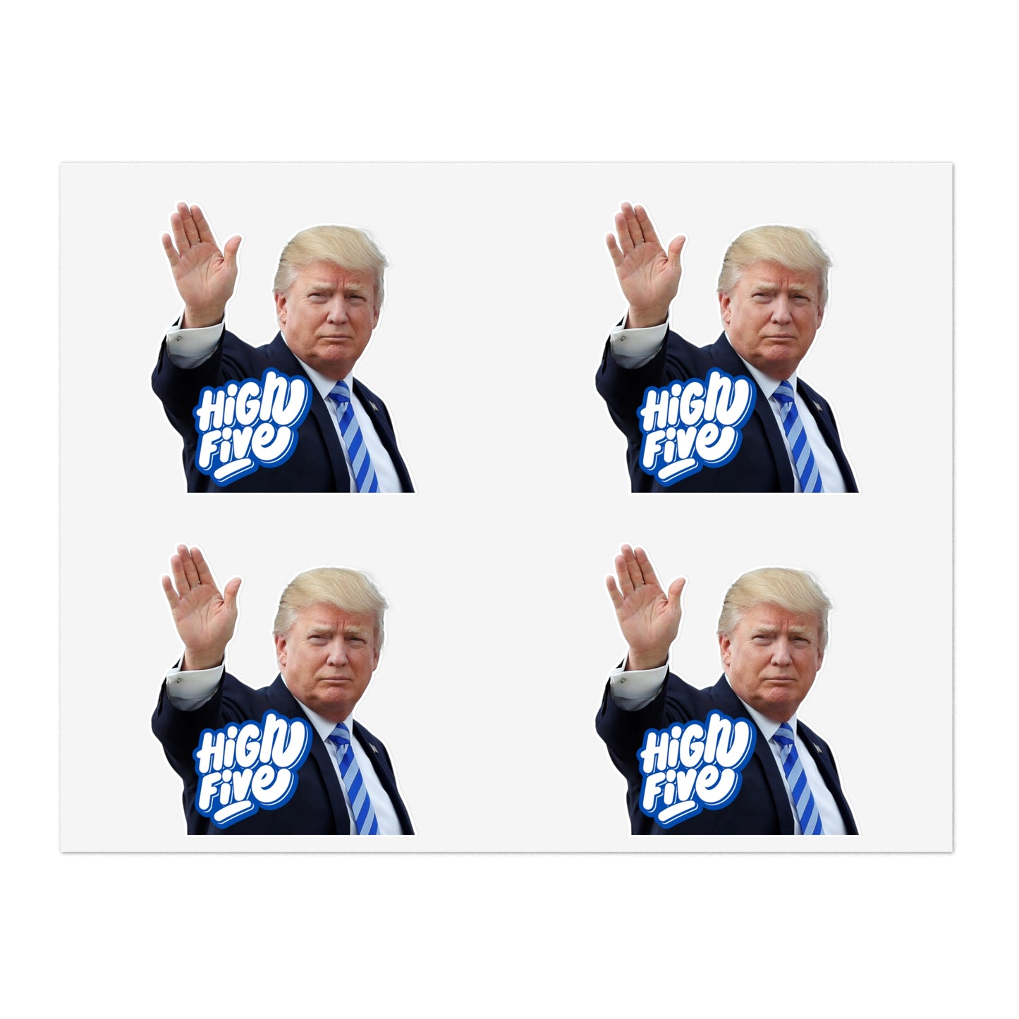 High Five Sticker Sheets - Fun Political Stickers