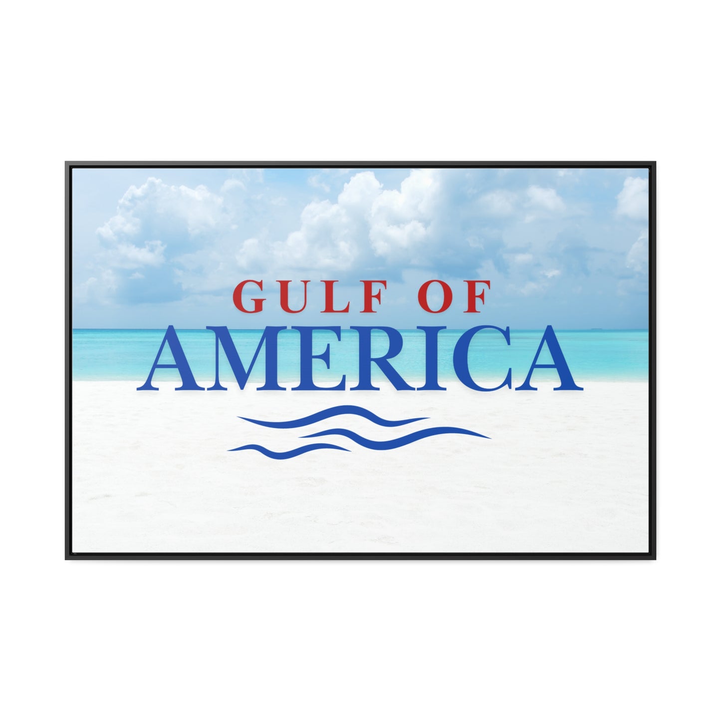 Gulf of America Canvas Wrap - Coastal Wall Art for Beach Lovers