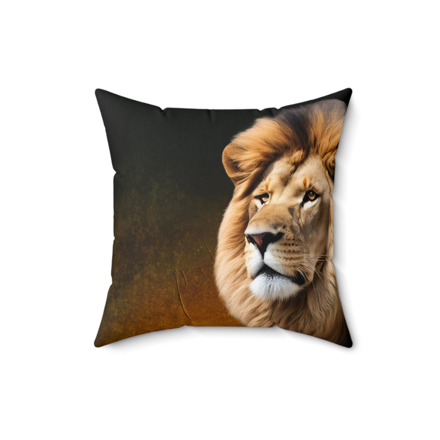 Majestic Lion Square Pillow - Statement Decor for Nature Lovers