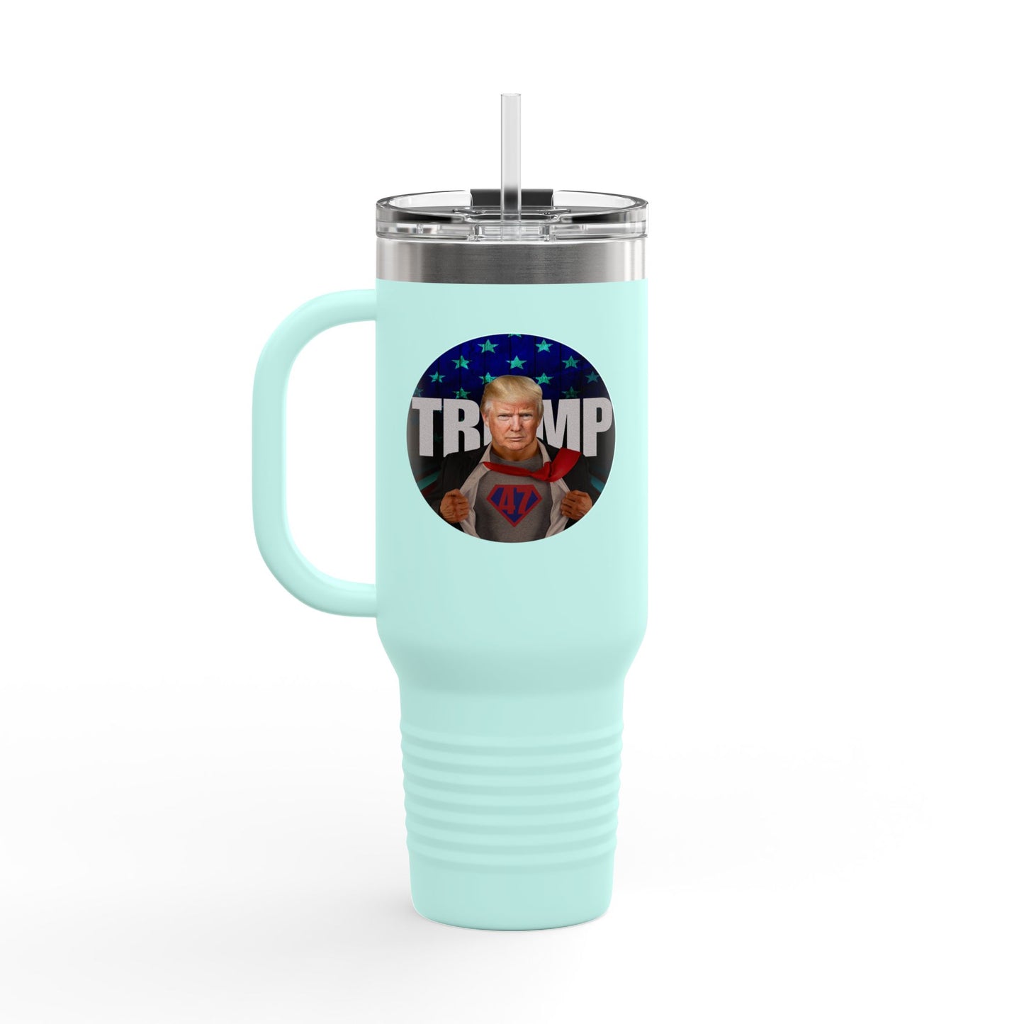 Political Insulated Travel Mug - 40oz with Trump Design