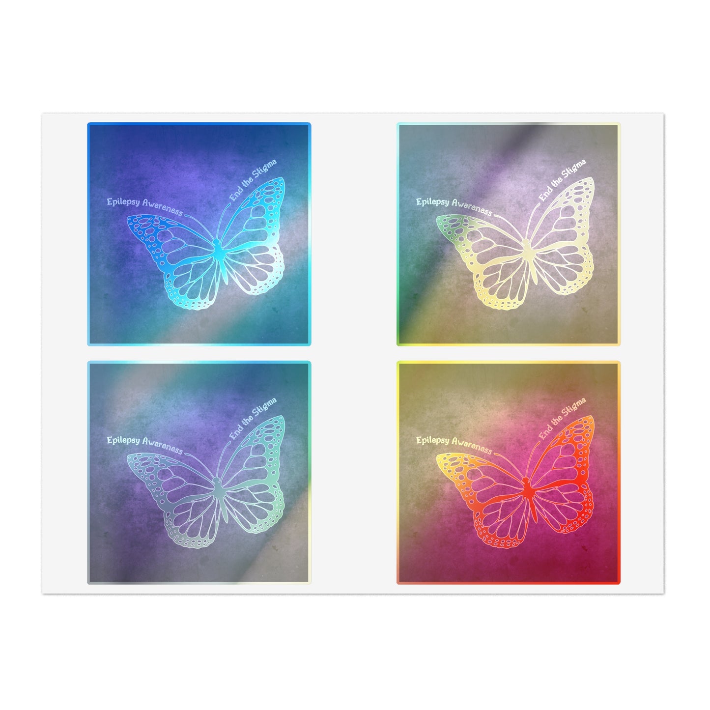 Colorful Butterfly Sticker Sheet Bundle | 5 Elegant Designs for Home & Celebrations