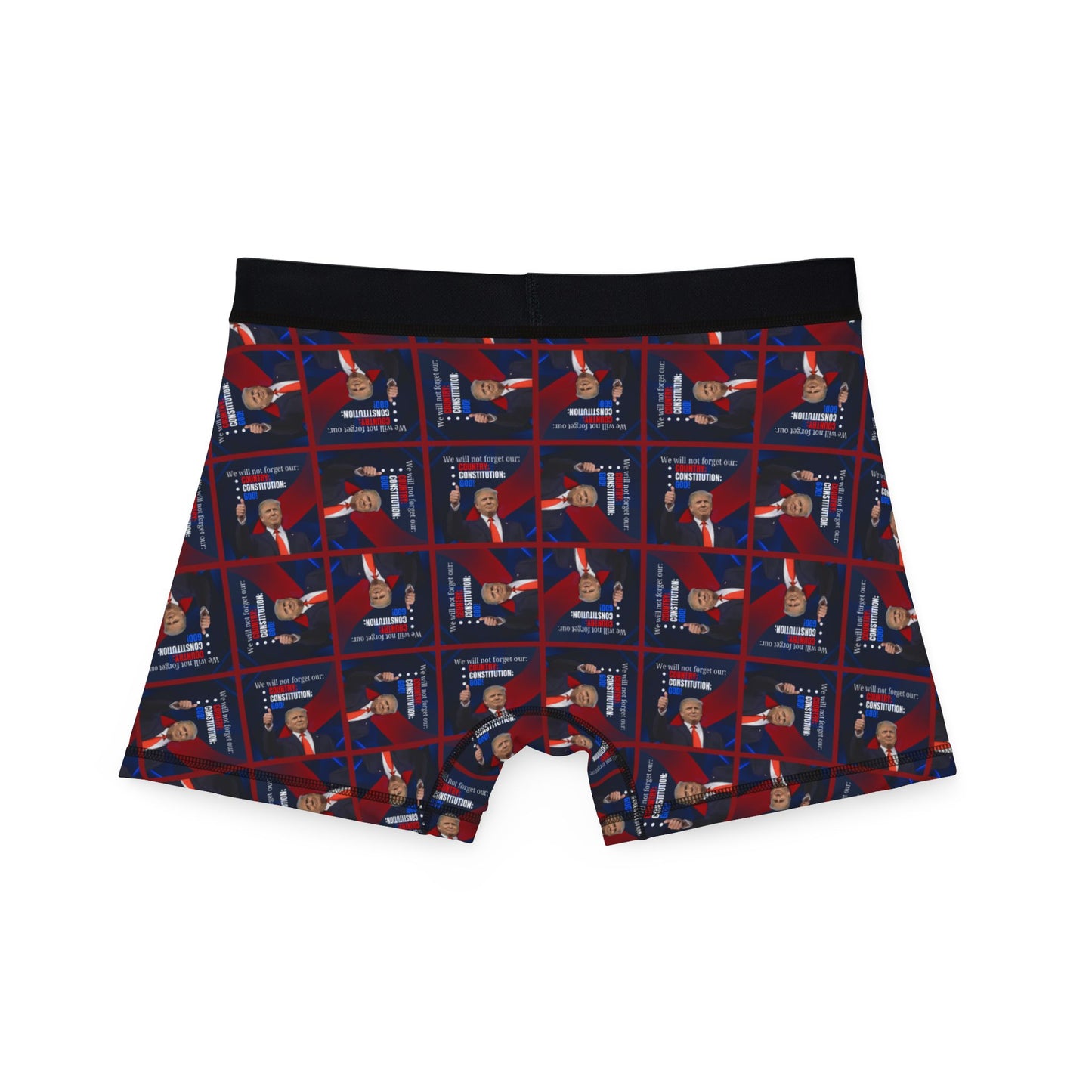 Trump Country Constitution God Pattern Men's Boxers