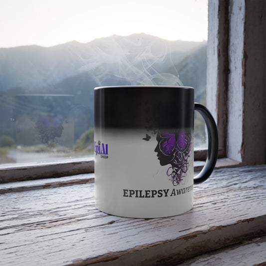 Epilepsy Awareness Color Morphing Mug, 11oz