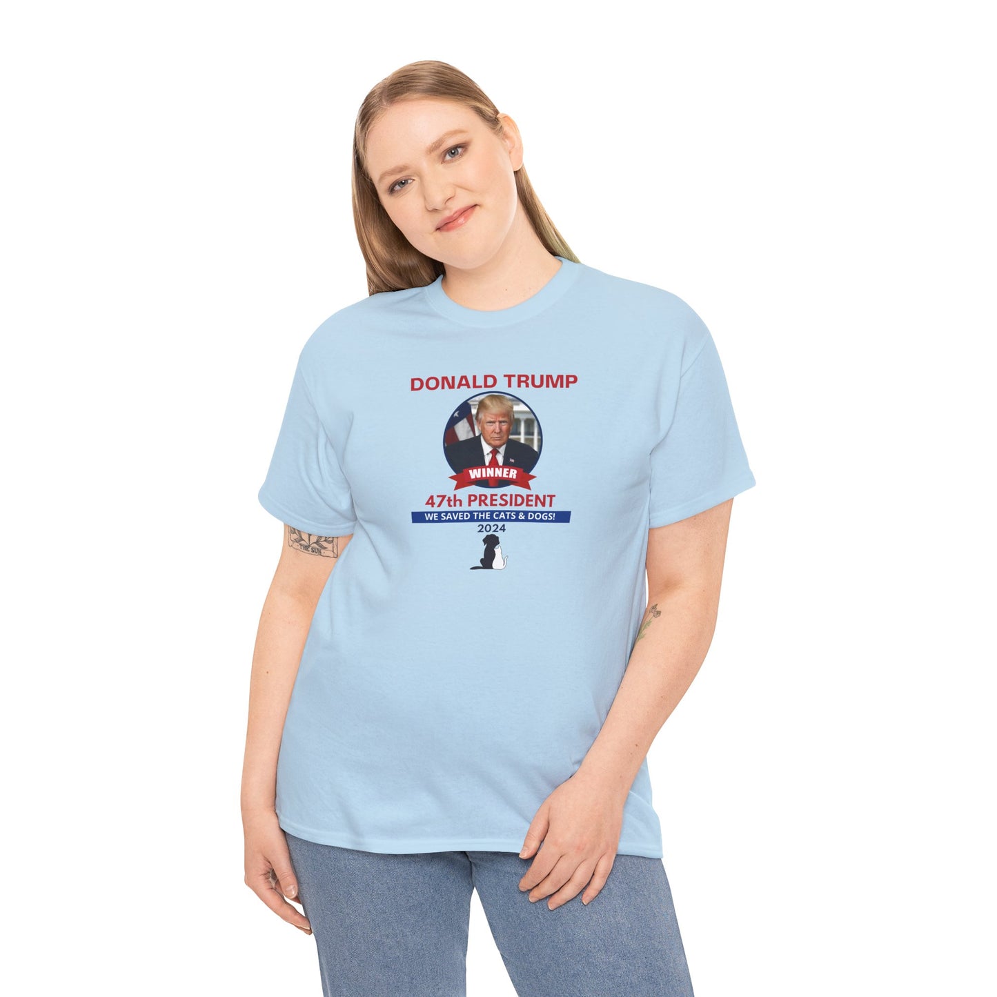 Donald Trump 47th President Unisex Heavy Cotton Tee