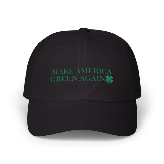 Make America Green Again Classic Dad Cap - Eco-Friendly Style for St. Patrick's Day