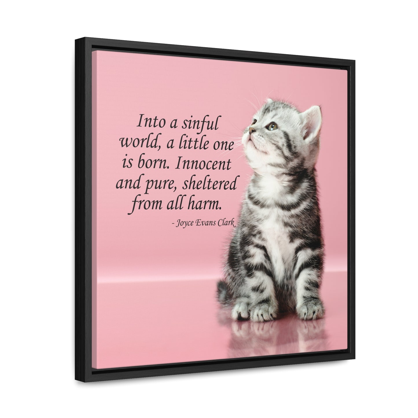 A Little One is Born Gallery Canvas Wraps, Square Frame