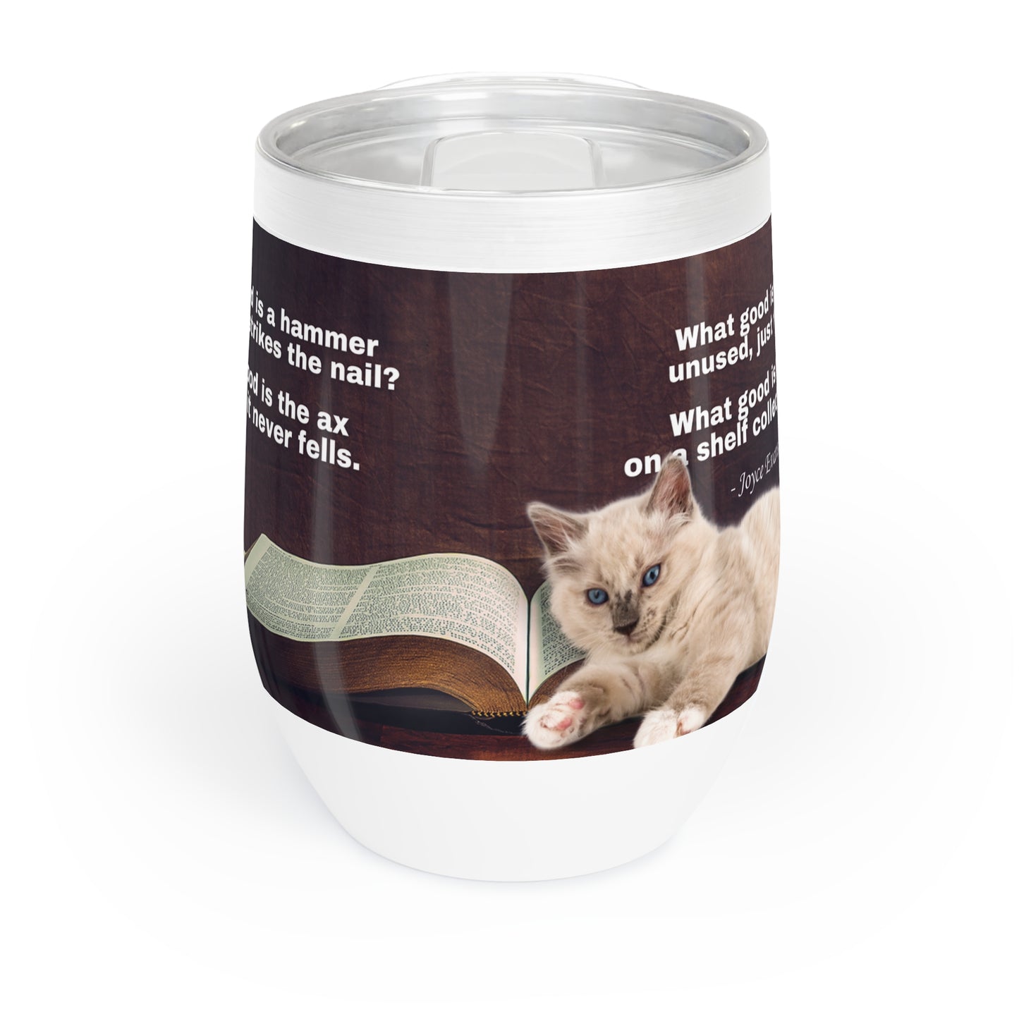 Dusty Bible Chill Wine Tumbler