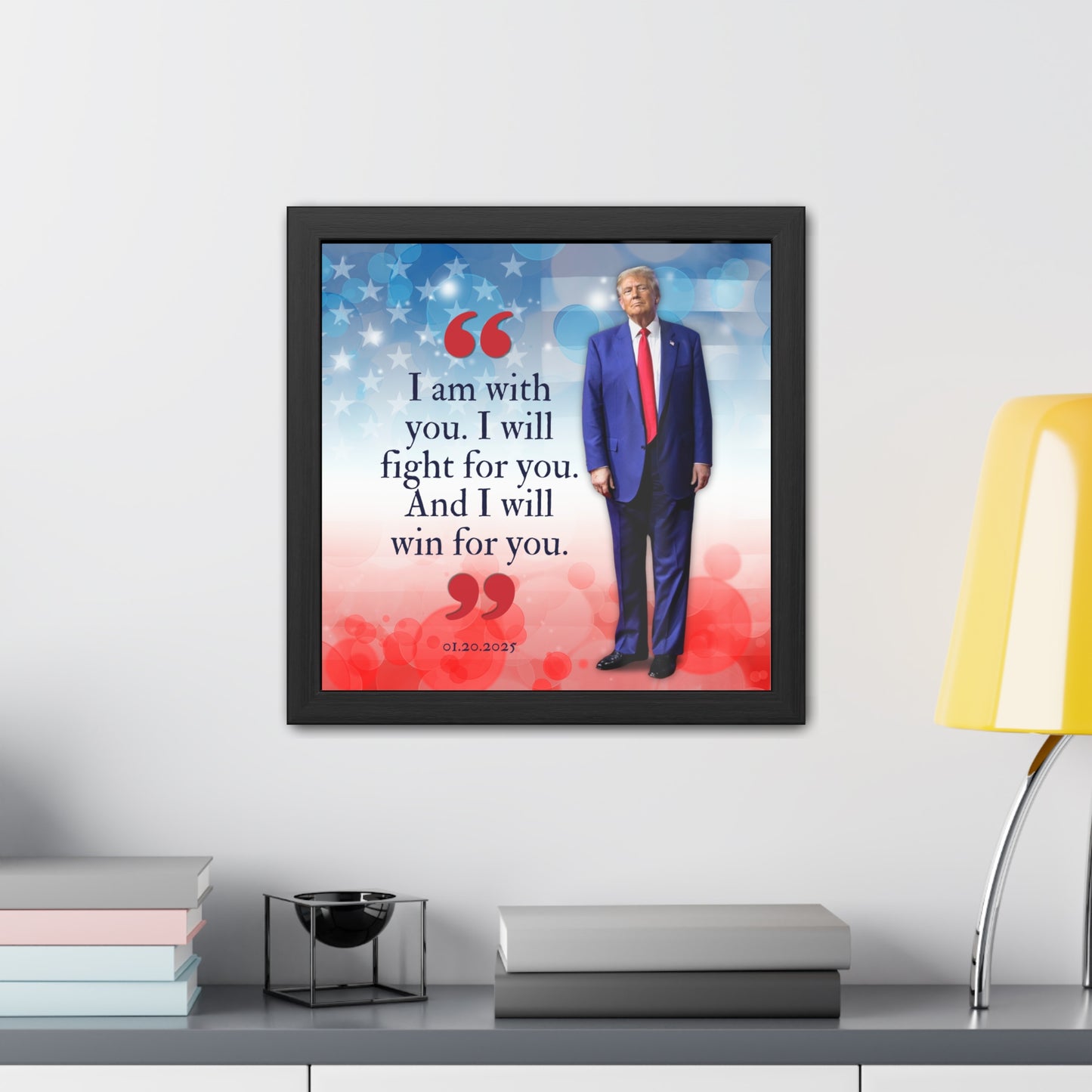 Trump I Am With You Framed Posters