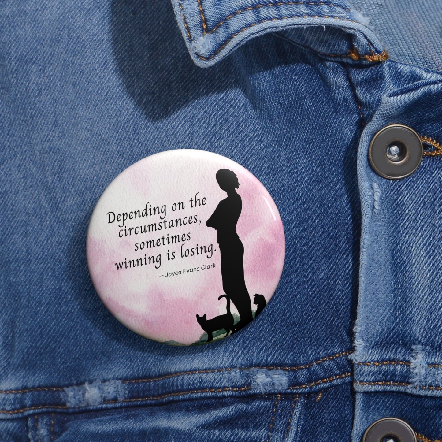 Winning is Losing Pin Buttons