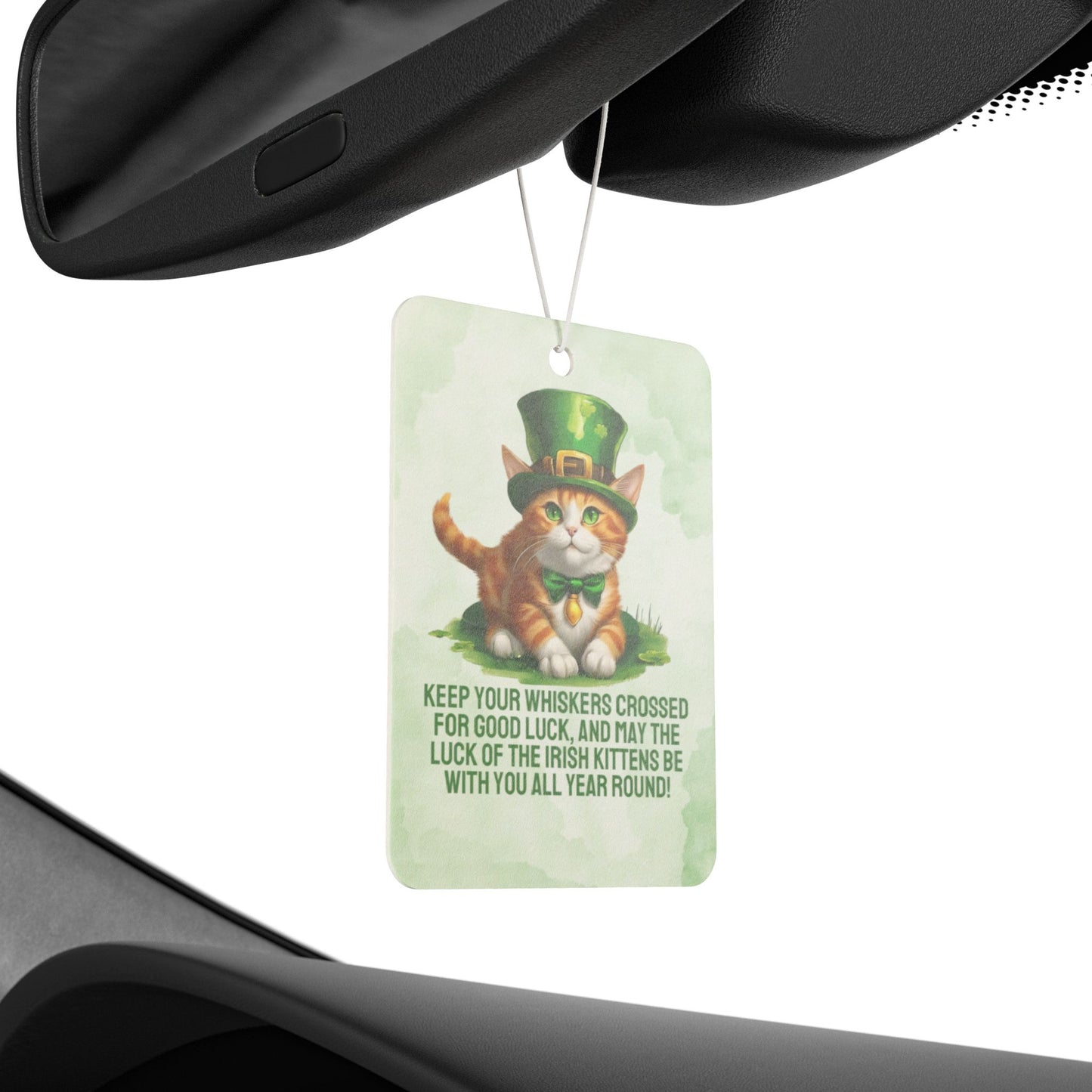 Irish Kitten Wish Car Air Freshener