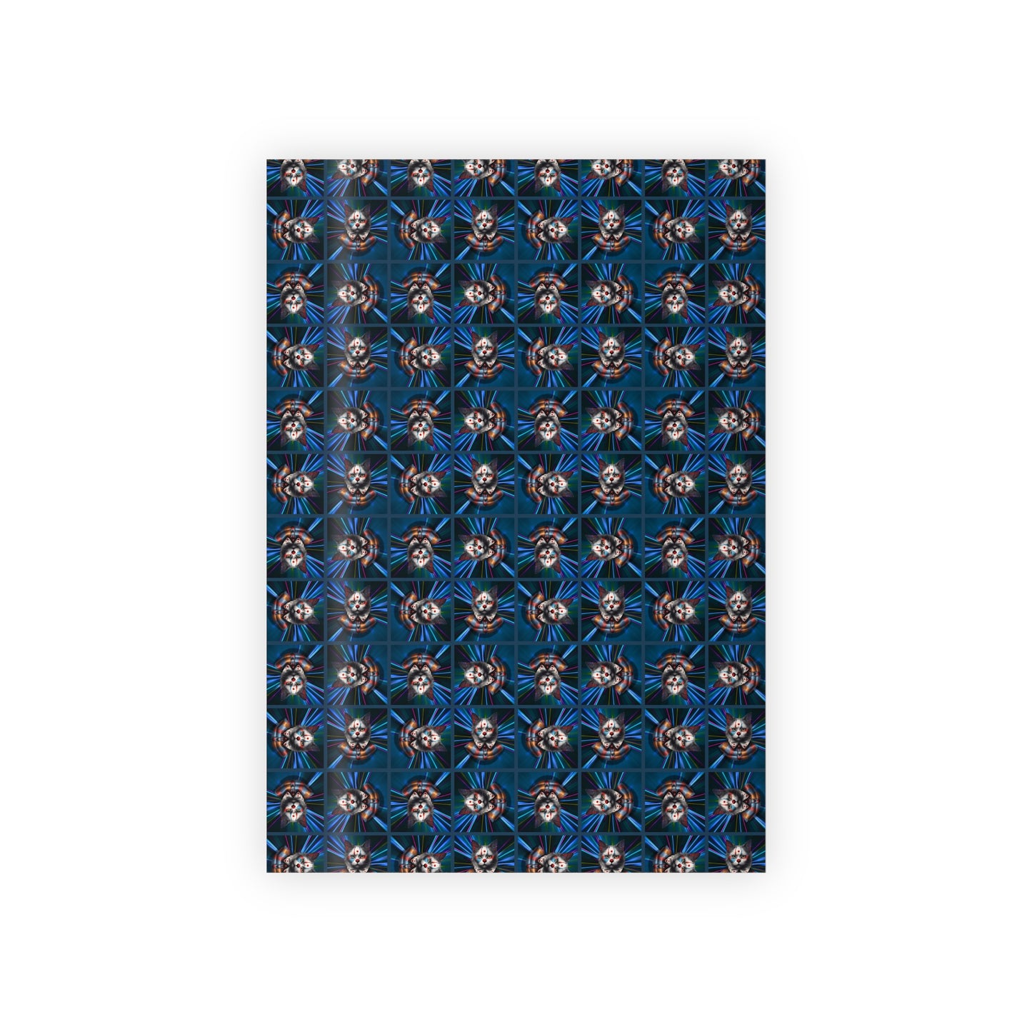 Premium Cat Clown Design Gift Wrapping Paper Roll - Unique Artistic Wrap for All Occasions