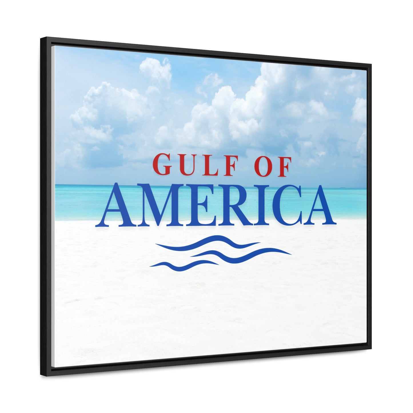 Gulf of America Canvas Wrap - Coastal Wall Art for Beach Lovers