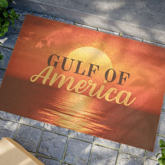 Gulf of America Sunrise Doormat Printify