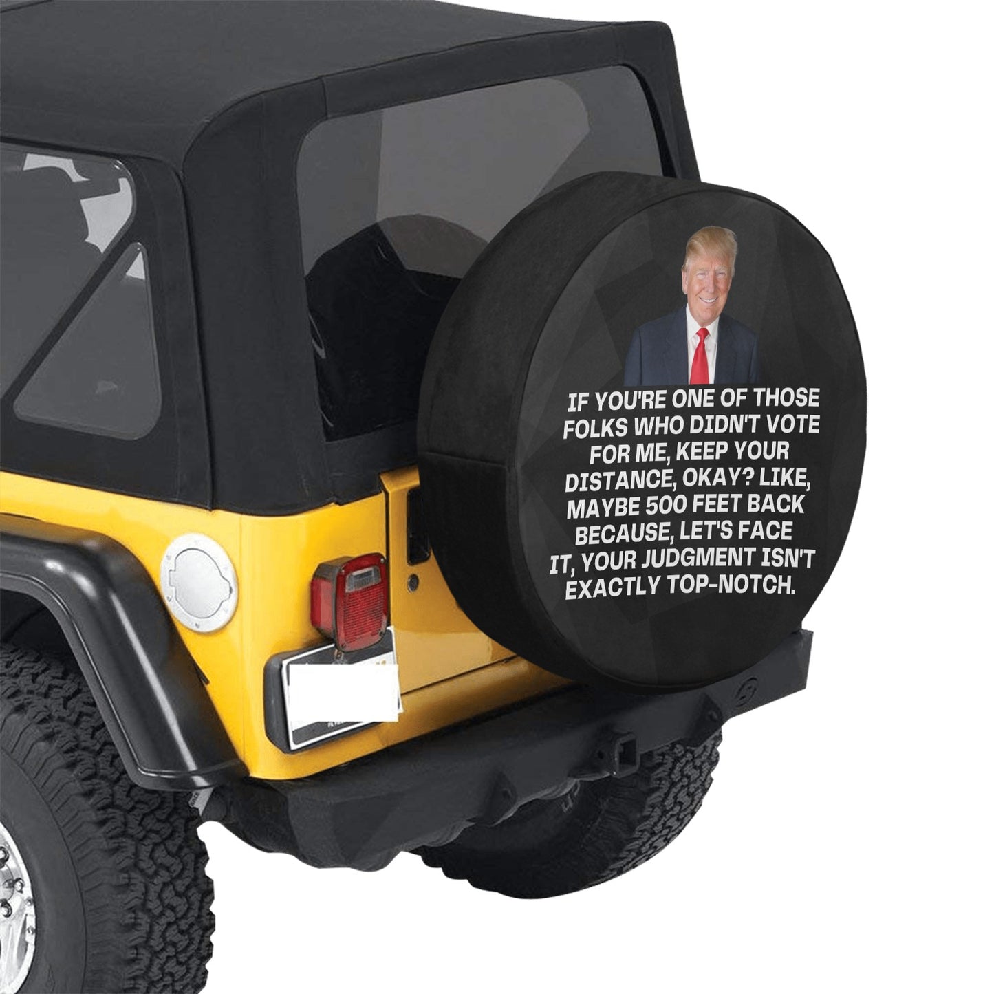 Trump 500 Feet Spare Tire Cover(Medium)(16")