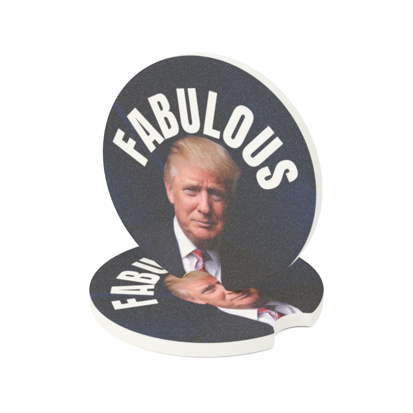 Fabulous Trump Soapstone Car Coaster