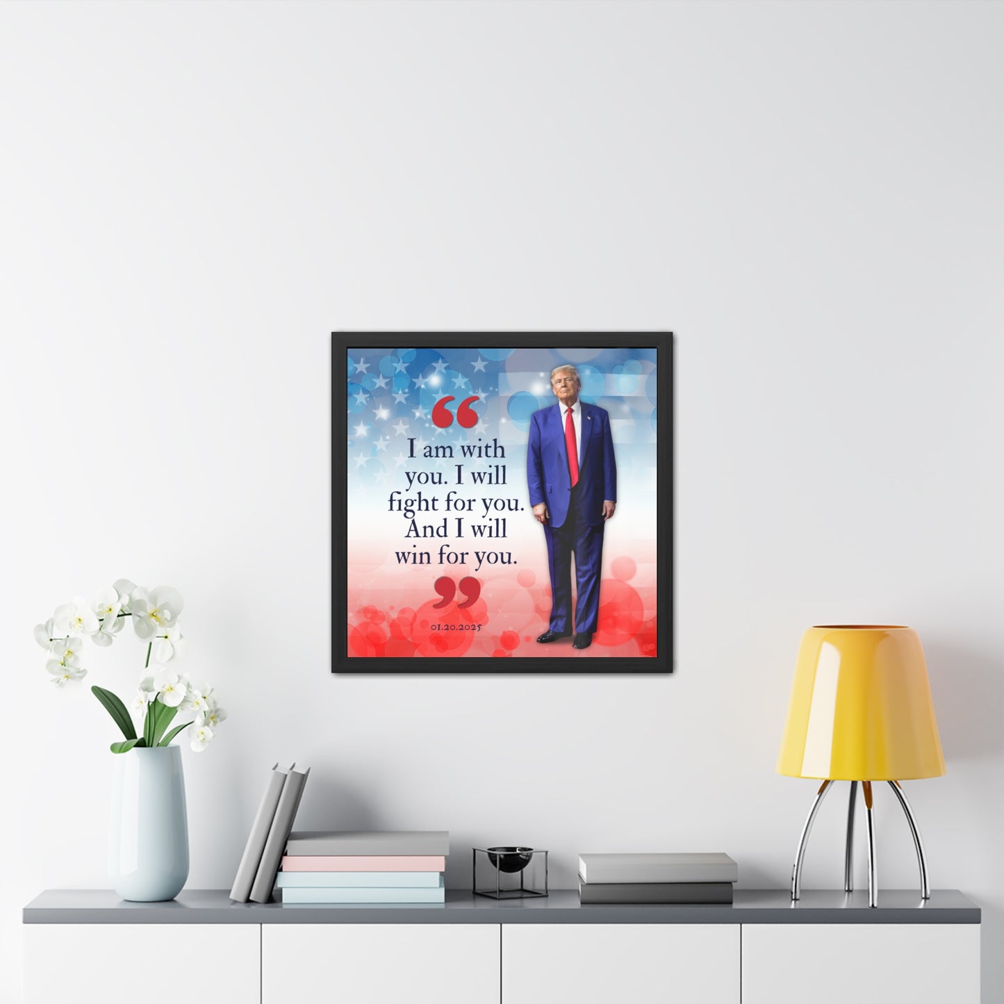 Trump I Am With You Framed Posters