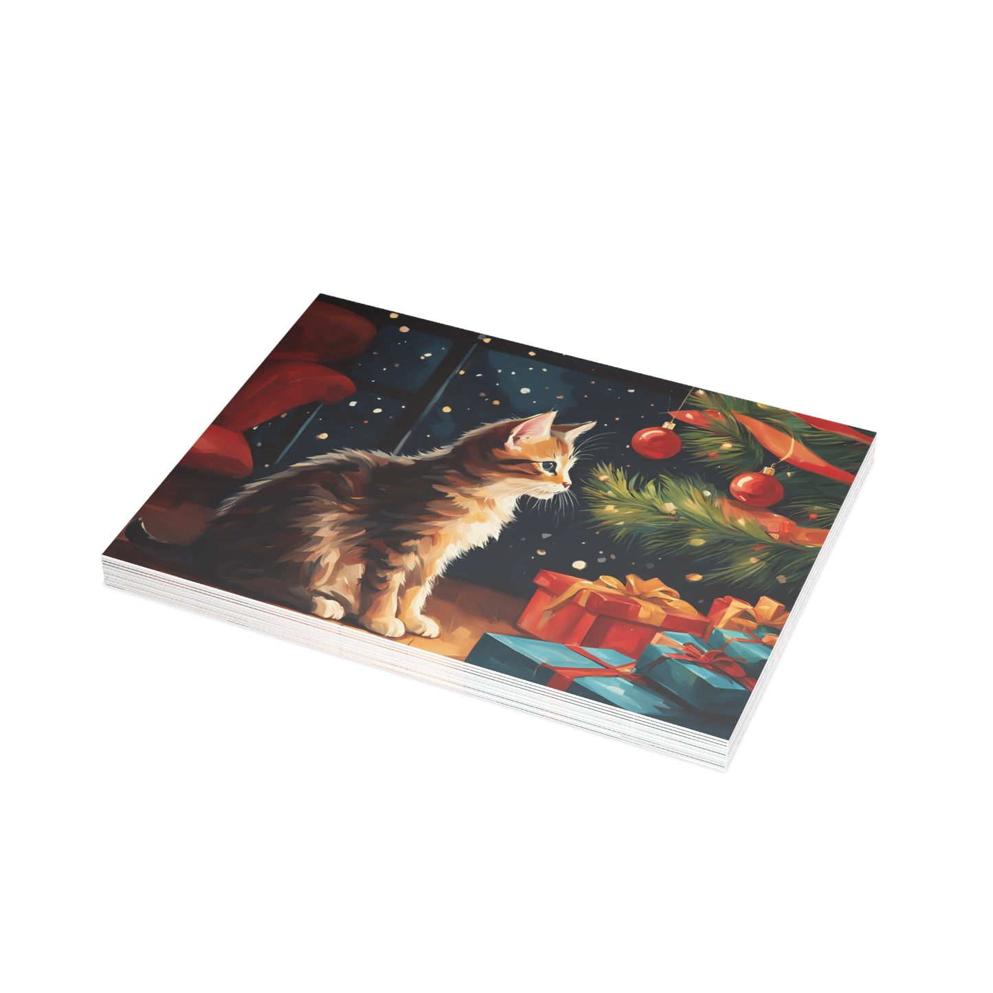 Christmas Anticipation Postcard Bundles (envelopes included)