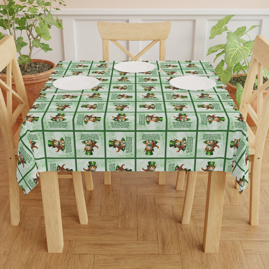 Irish Kitten Wish Tablecloth