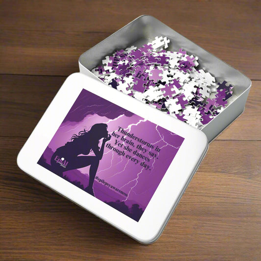 Empowering Epilepsy Awareness Jigsaw Puzzle with Tin