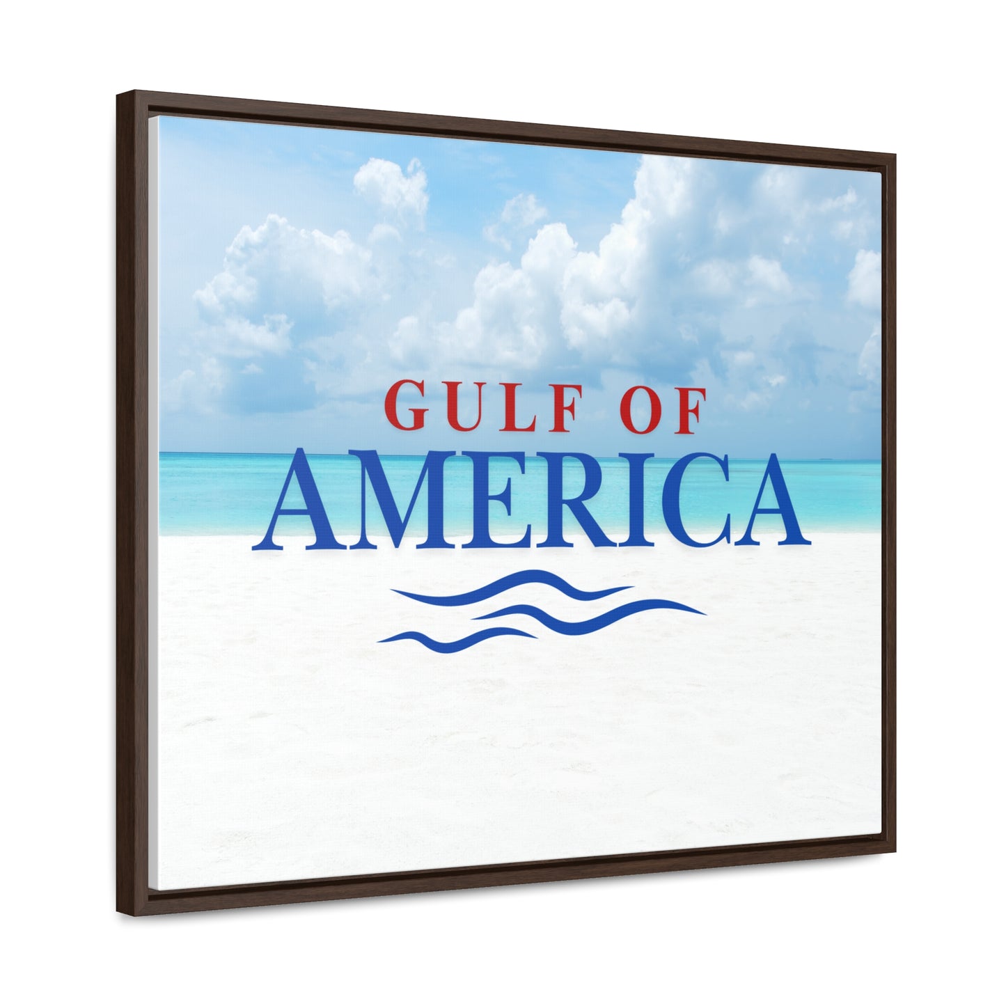 Gulf of America Canvas Wrap - Coastal Wall Art for Beach Lovers