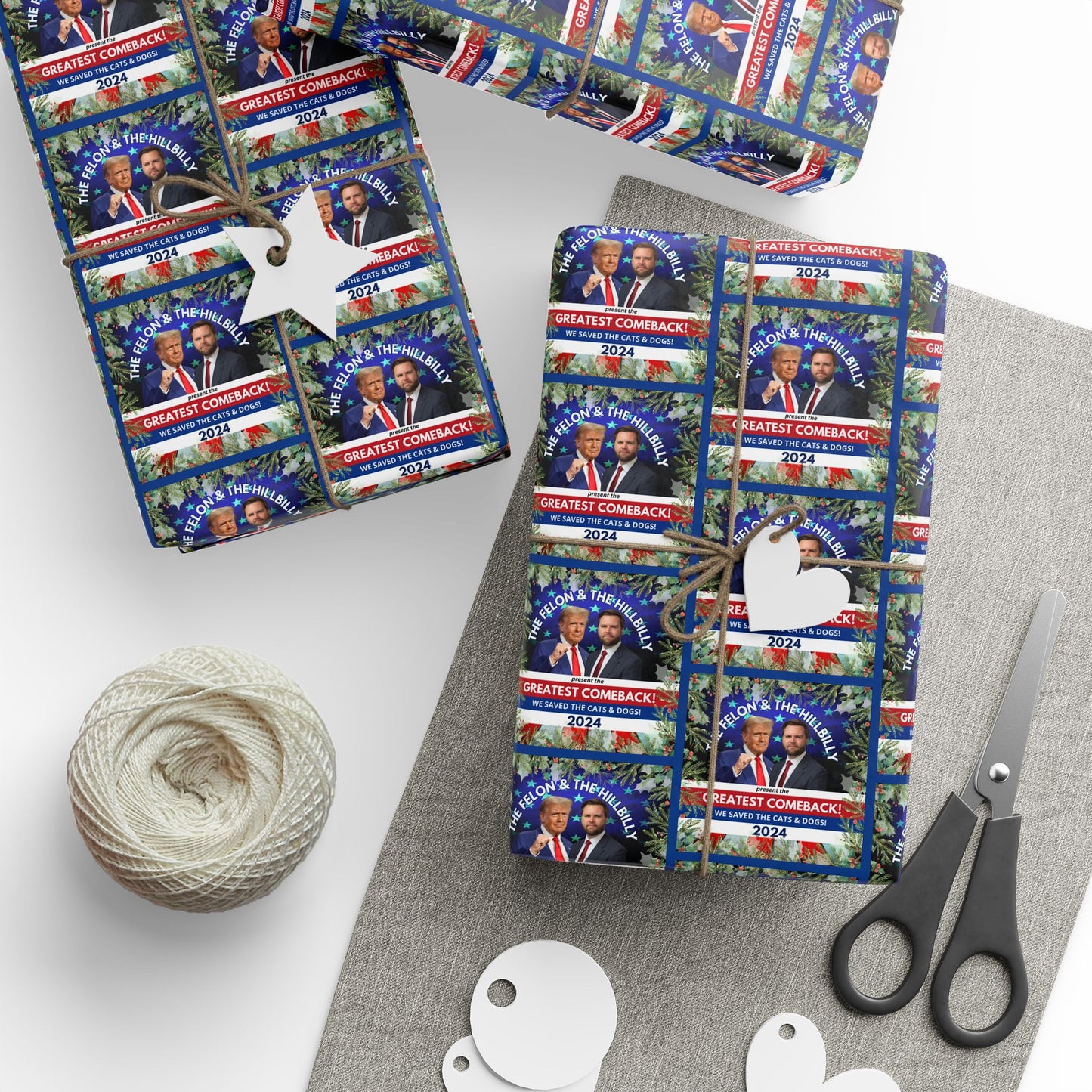 Felon & Hillbilly Christmas Wrapping Papers