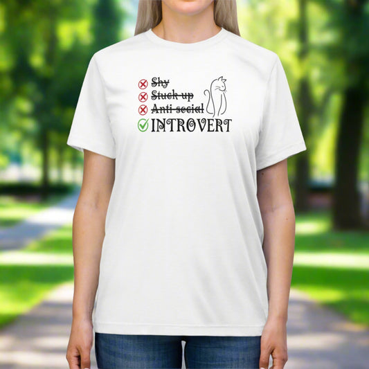 Introvert Unisex Triblend Tee - T - Shirt - Epileptic Al’s Shop