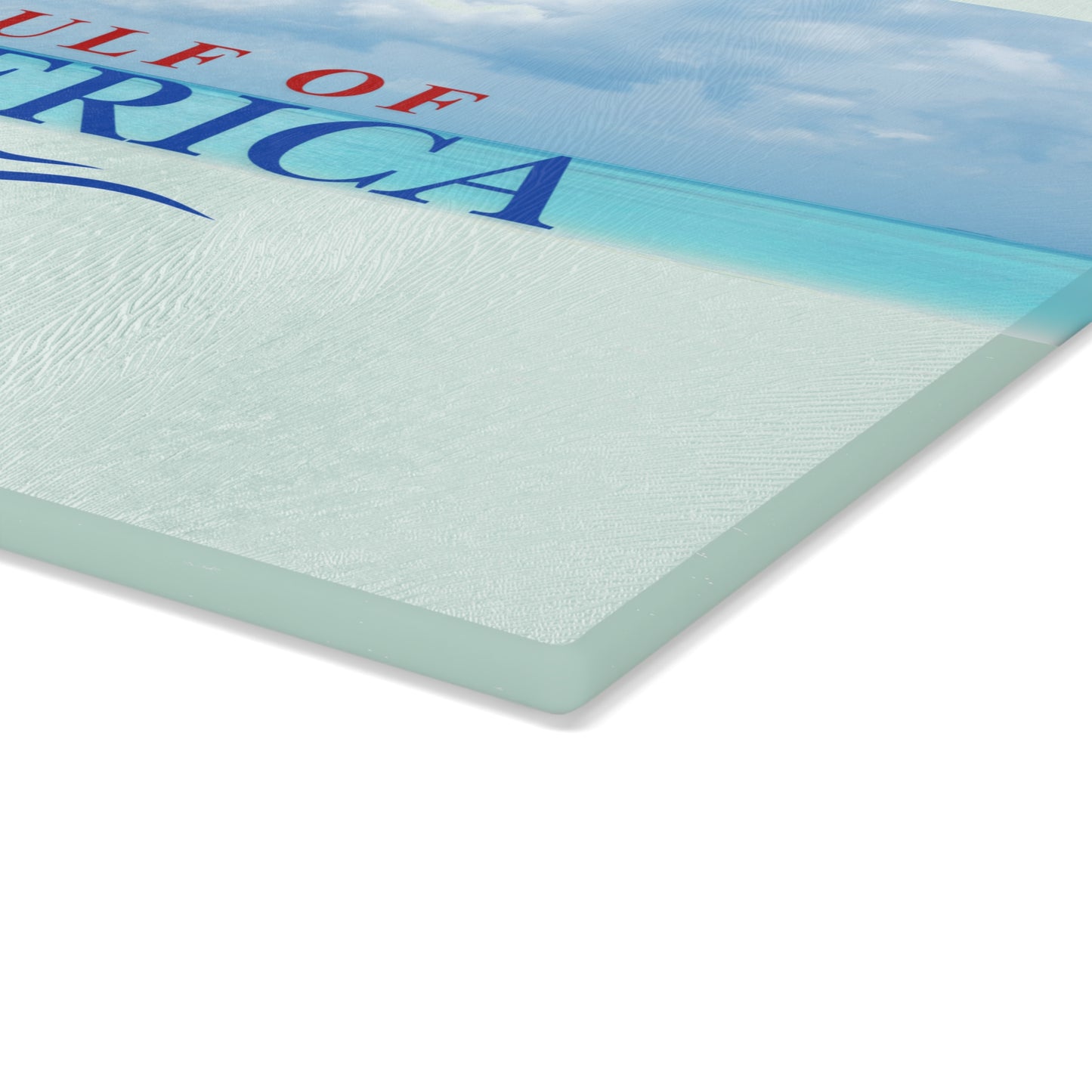 Gulf of America Glass Cutting Board