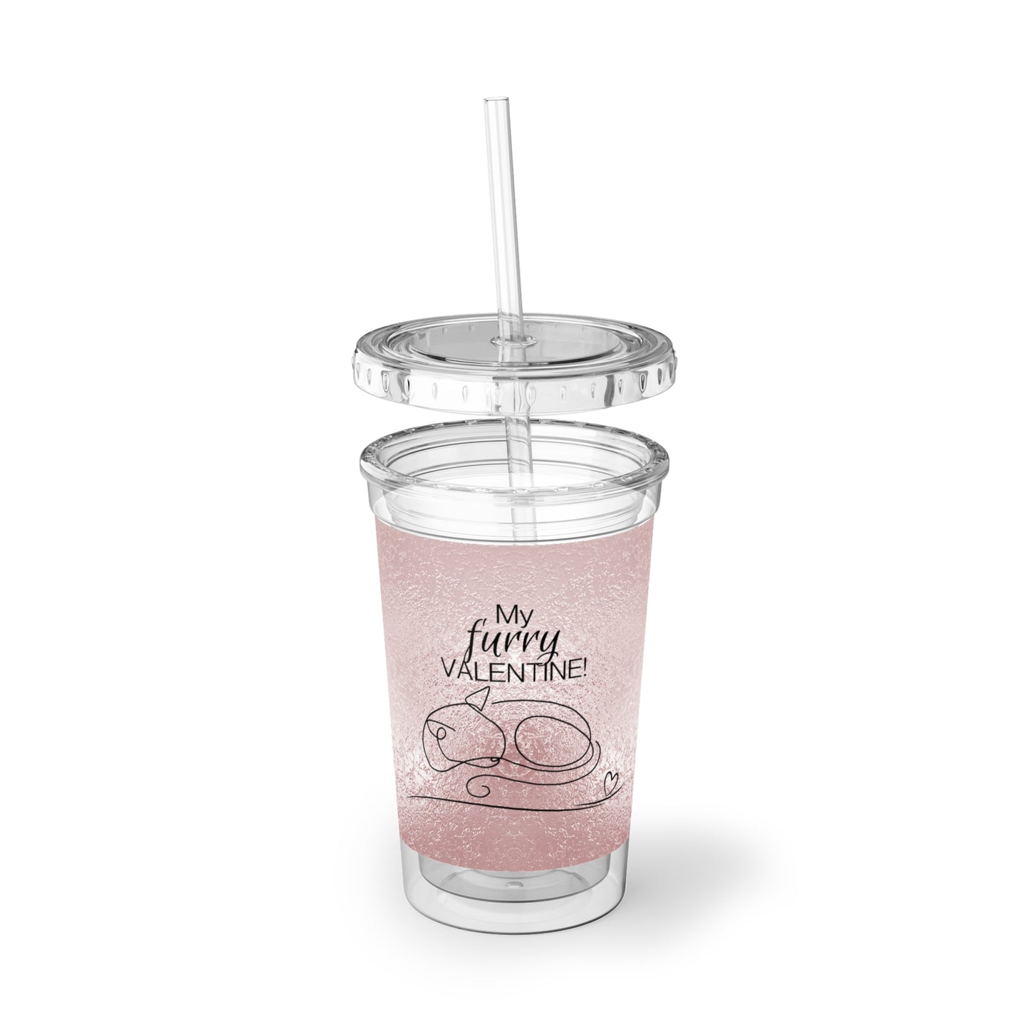 My Furry Valentine Suave Acrylic Cup