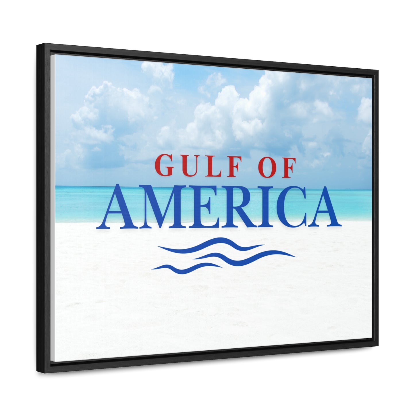 Gulf of America Canvas Wrap - Coastal Wall Art for Beach Lovers