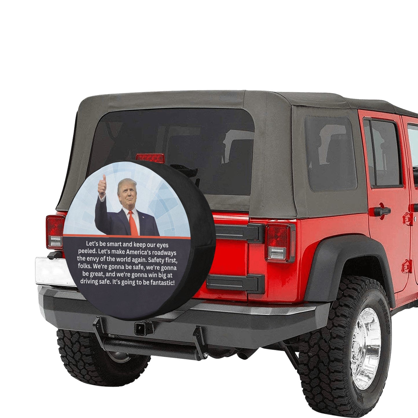 Trump Safe Spare Tire Cover(Small)(15")