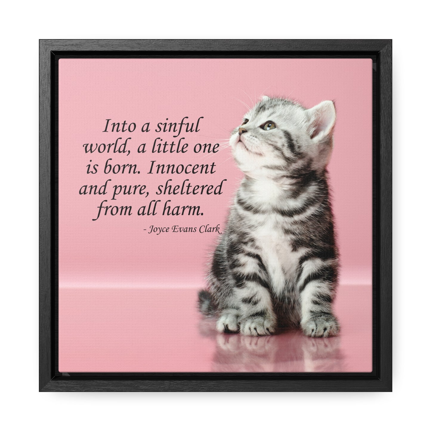 A Little One is Born Gallery Canvas Wraps, Square Frame