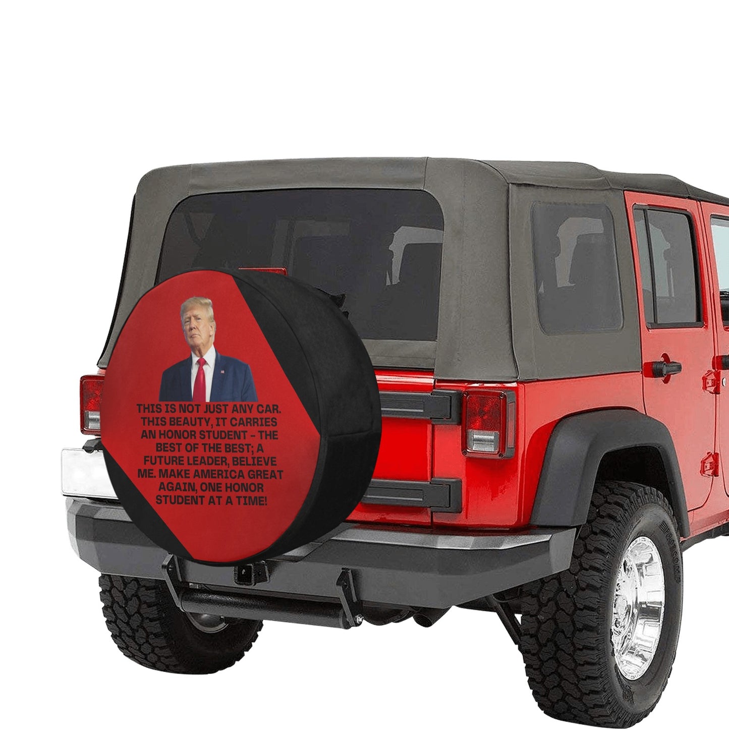 Trump Honor Student Spare Tire Cover(Large)(17")